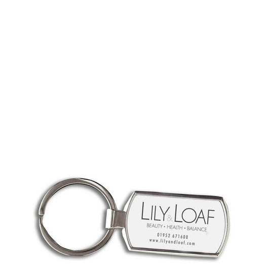 Lily & Loaf metal Keyring with logo