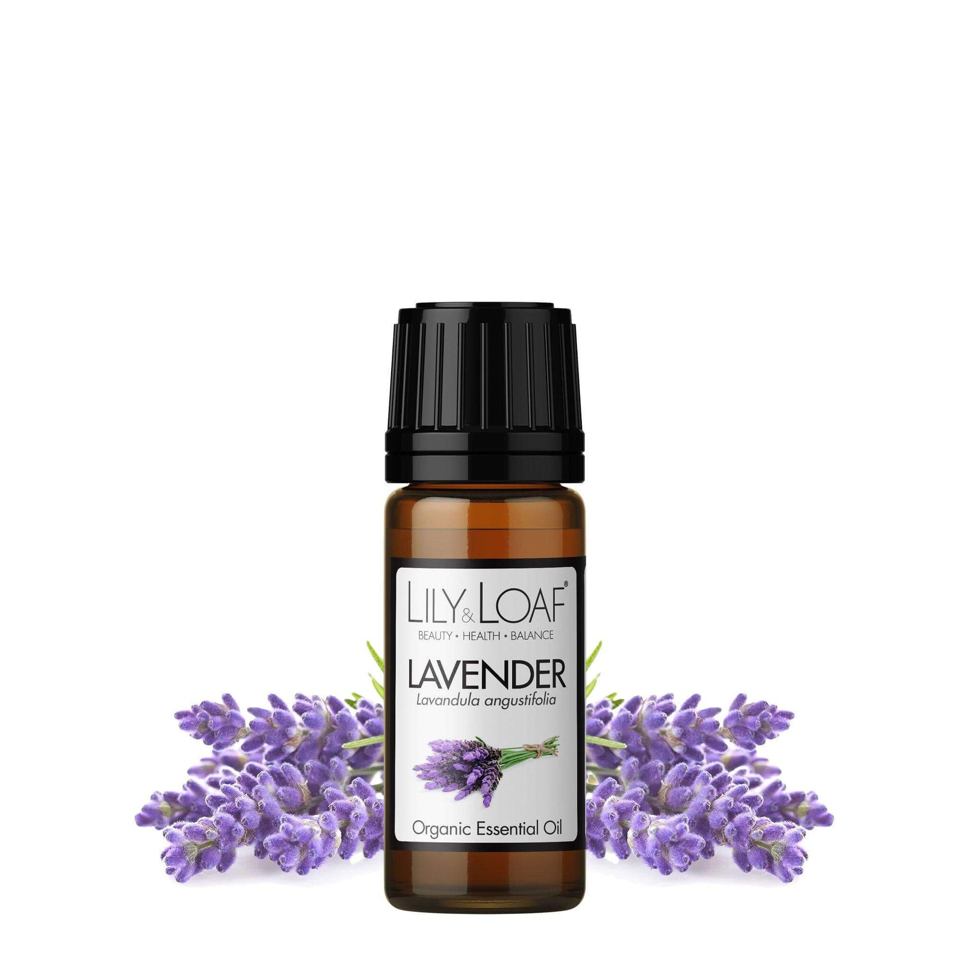 Organic Lavender Essential Oil with ingredients