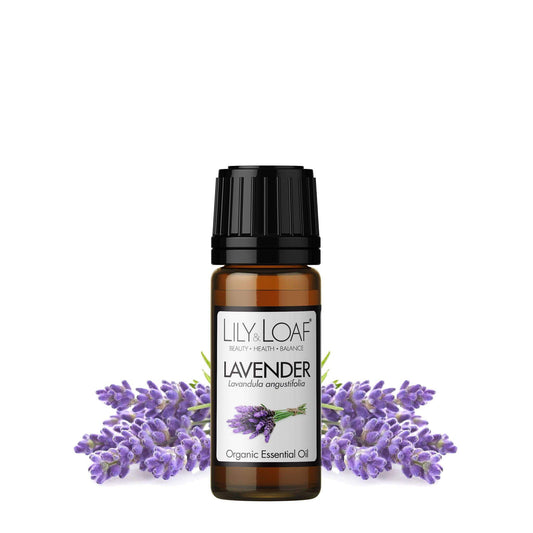 Organic Lavender Essential Oil with ingredients