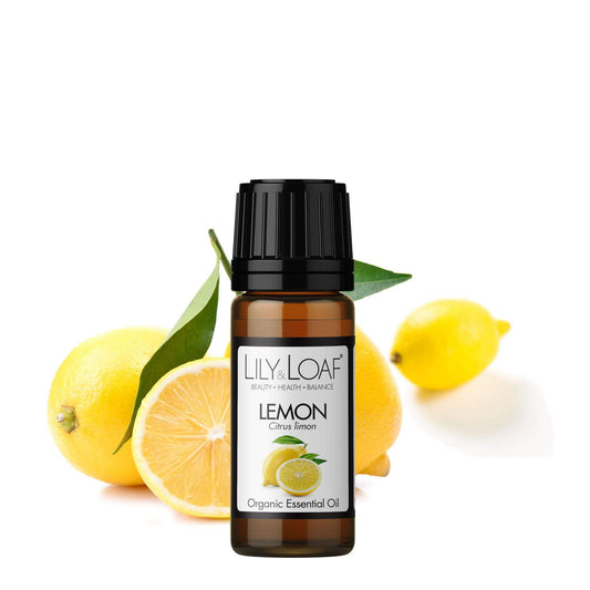 Organic Lemon Essential Oil with ingredients