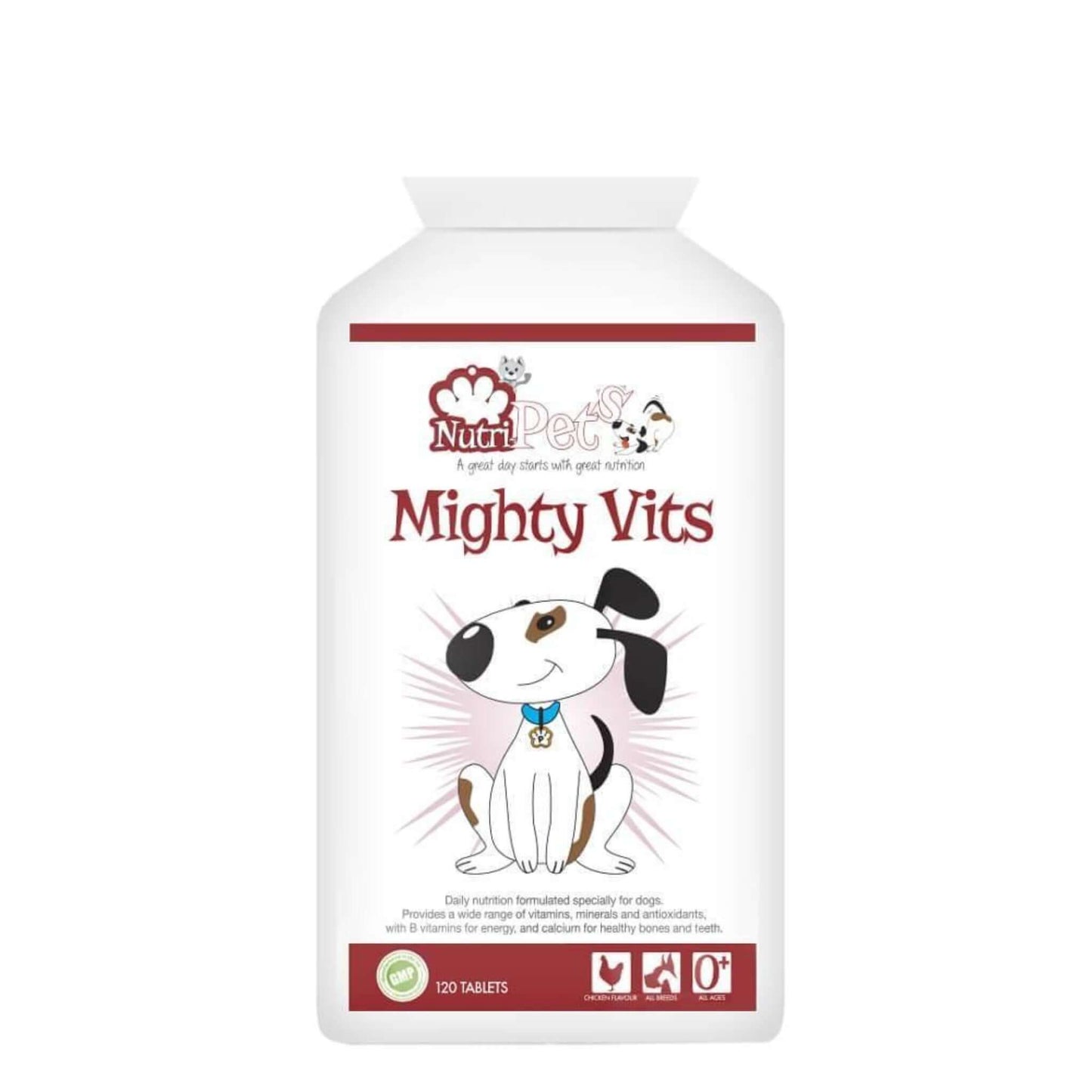 Nutri-Pets Mighty Vits Tablets front label