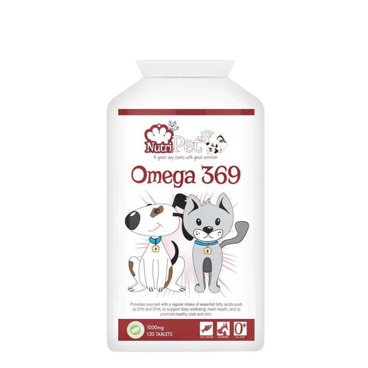 Nutri-Pets Omega 369 120 Softgel Capsules for up to 120 day supply