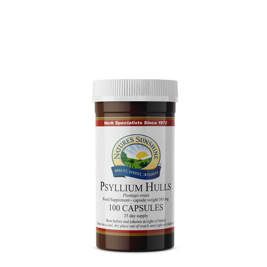 Natures Sunshine - Psyllium Hulls (100 Capsules) - Capsule